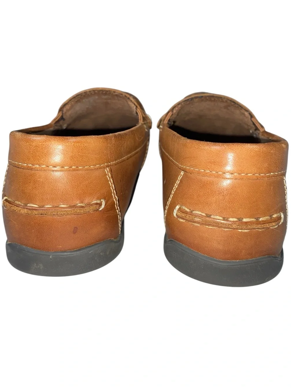 Florsheim Jasper Driver Jr. Saddle Tan Boys Size 4.5 Penny Loafer Leather